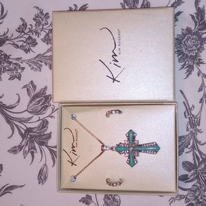 Brand New in box Kim Rogers necklace and earrings set
